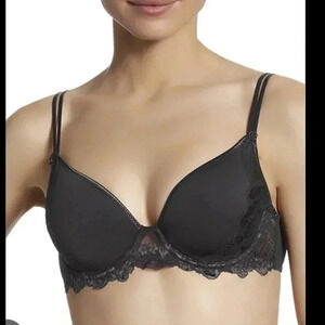 Simone Perele Amour 3D Plunge Bra, Anthracite